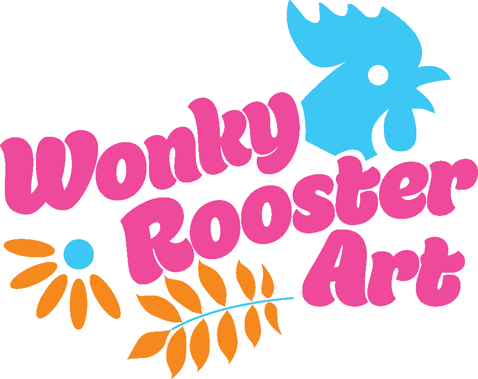 Wonky Rooster Art main website logo